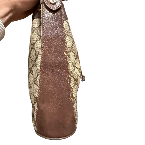 ❌sold❌Vintage Gucci GG Monogram Drawstring Bucket Bag | 1970s 1980s Italy - Picture 5 of 13